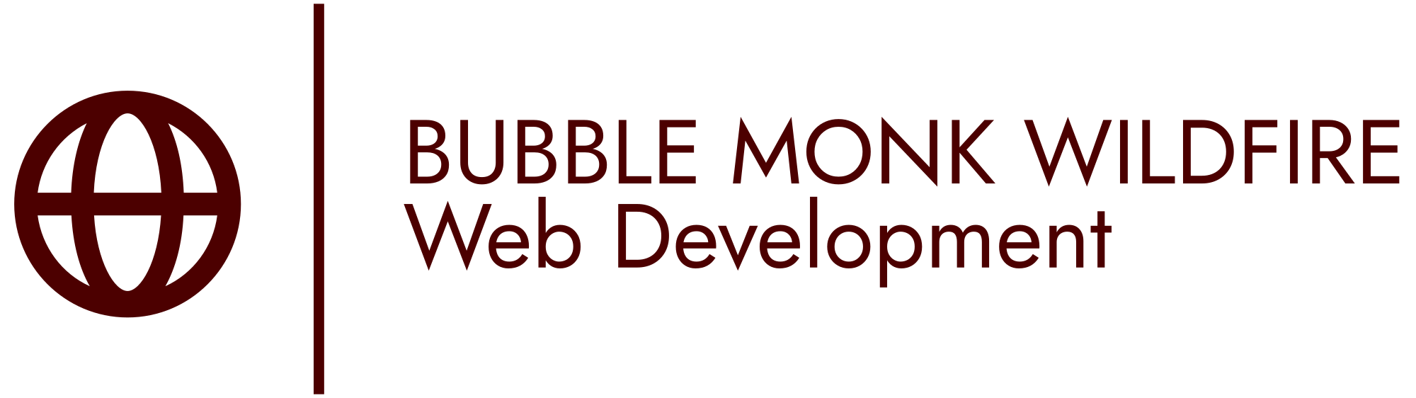 bubble monk wildfire web development logo